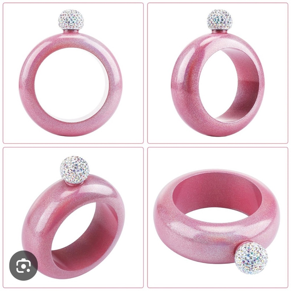NIB Pink Bling Bracelet Flask!